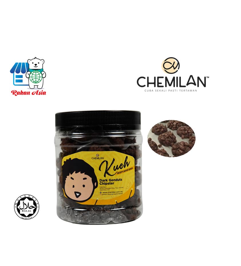 Chemilan Kueh Premium Cookies Dark Genduts Chipster