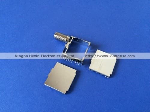 rf connector with shieding shielding cans | tradekorea