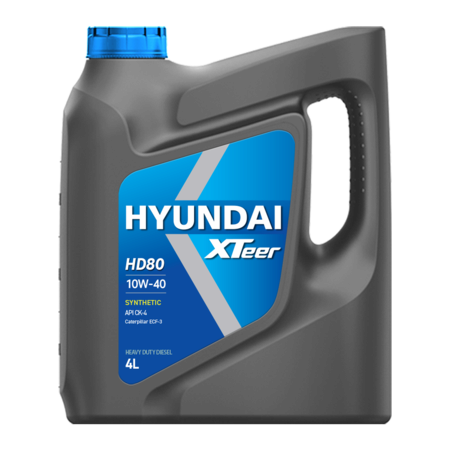 Hyundai XTeer HD80 CK_4 Diesel Engine Oil Low SAPS Truck Oil 10W_40 15W_40 Heavy Duty