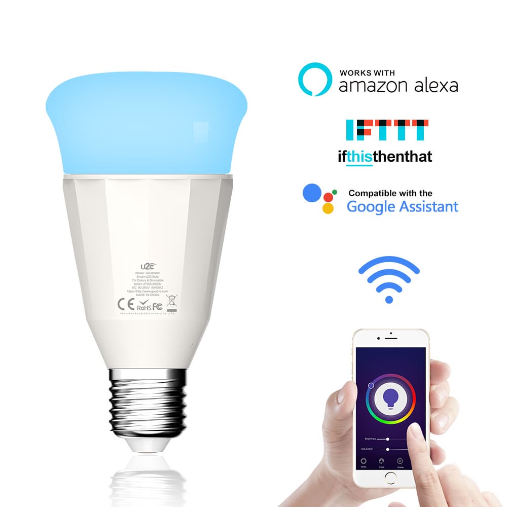 Multicolor Smart WIFI LED Bulb