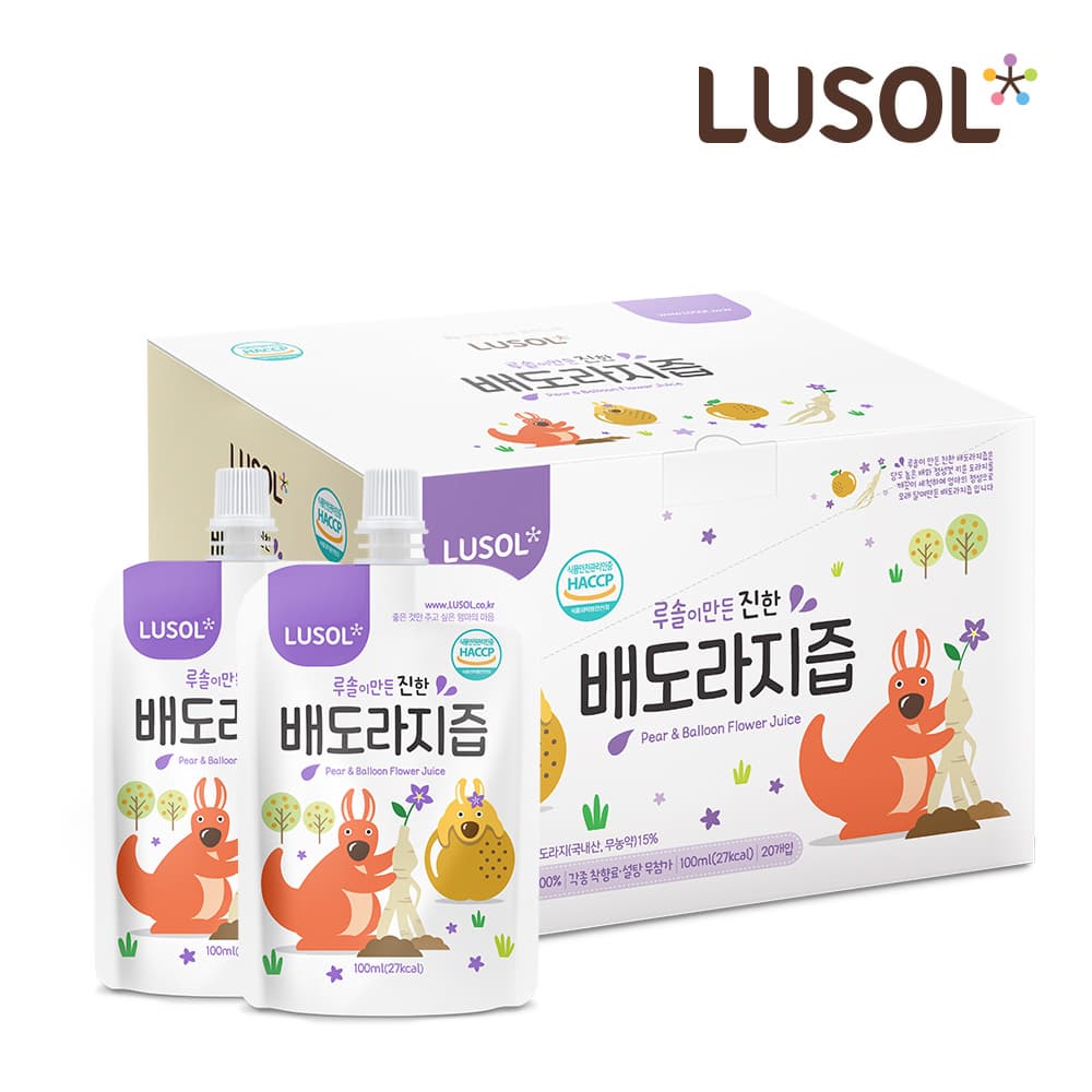 LUSOL Pear _ Balloon Flower Juice