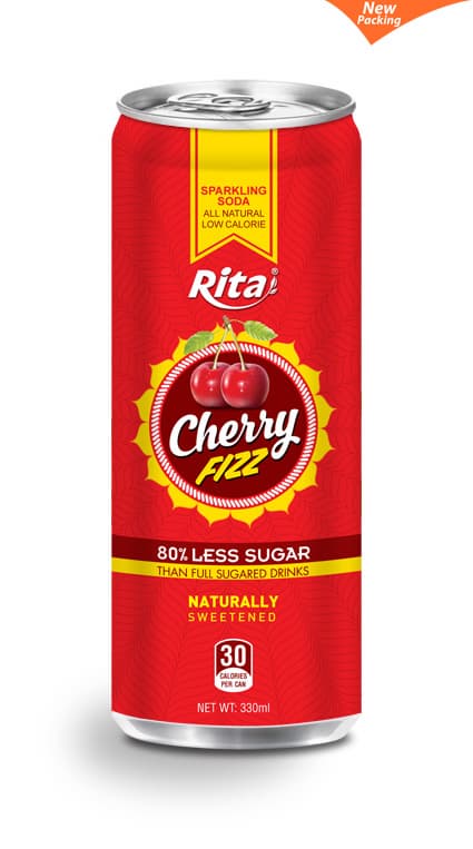 330ml Cherry Flavor Soda Soft Drink Supplier