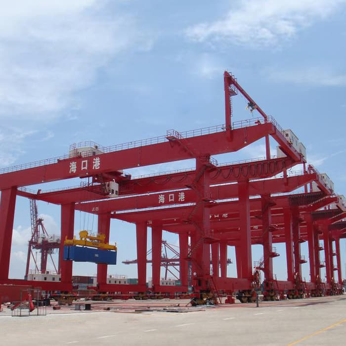 40 ton rubber tyred container gantry crane
