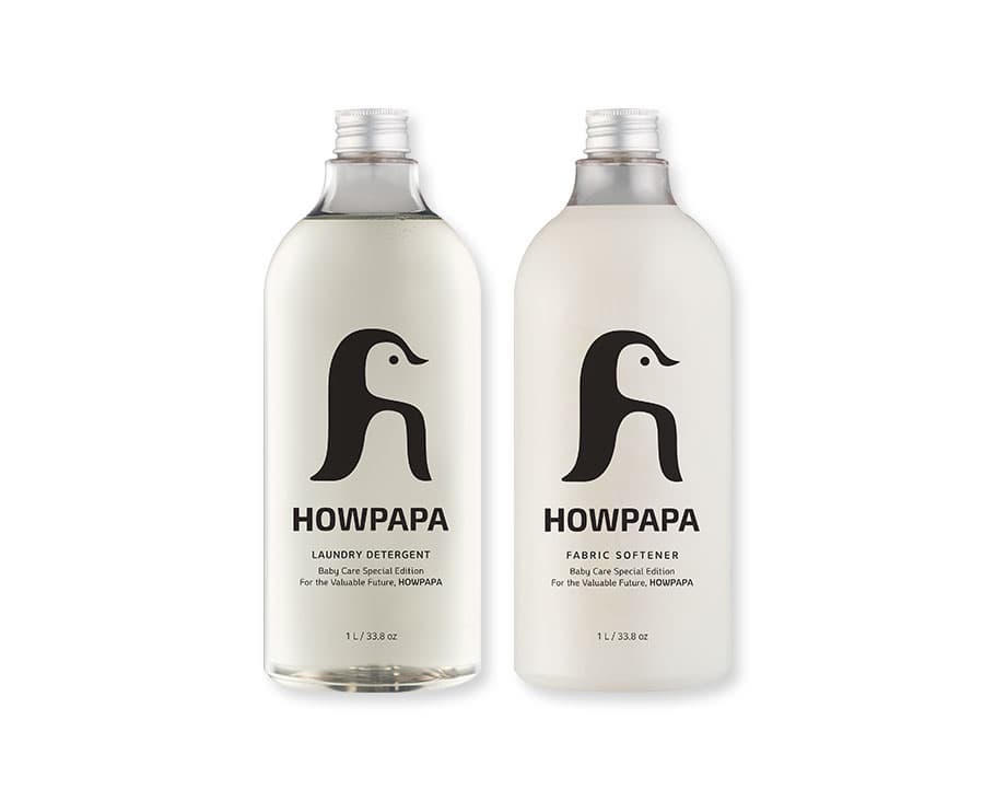 HOWPAPA Baby Detergent _ Fabric Softener 1L Set