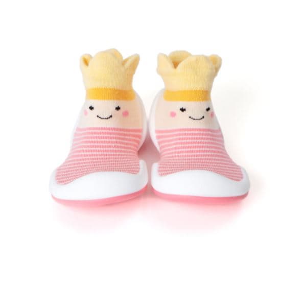 Baby socks shoes _Slipper__Crown pink