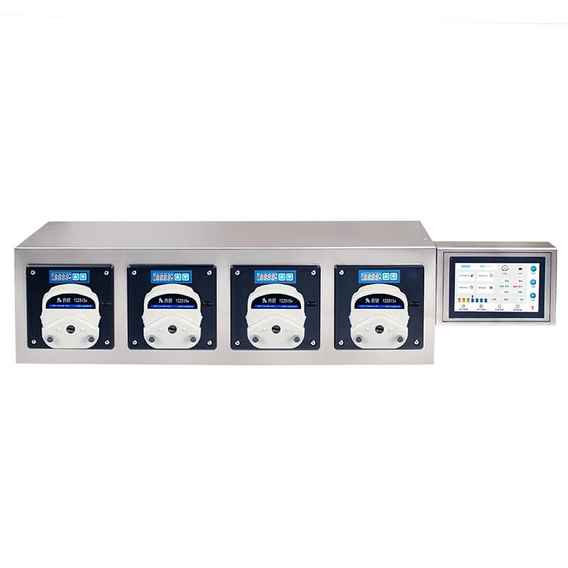 Peristaltic Pump System with 4 Channels