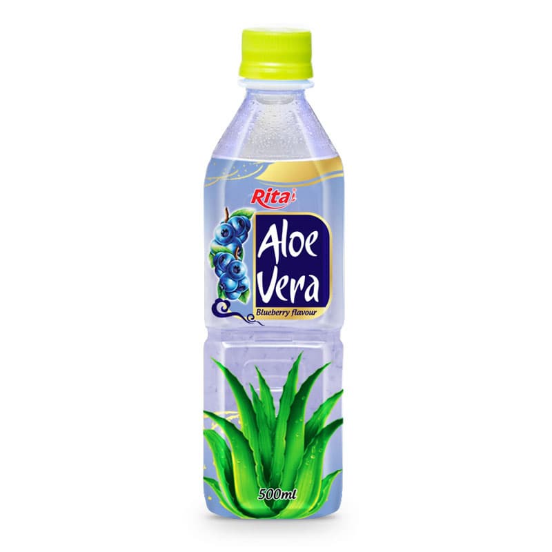 Aloe Vera Pulp Juice With Blueberry