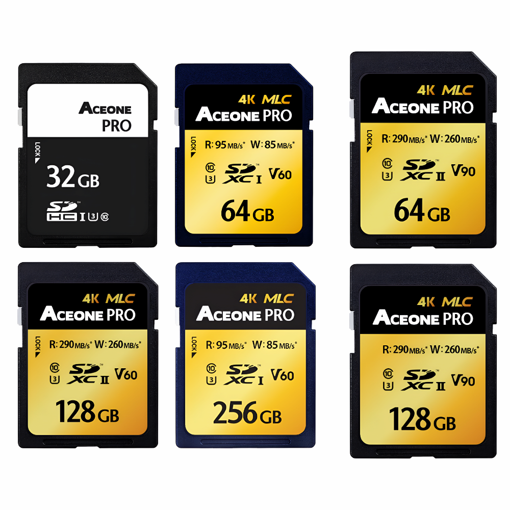V60_ V90 4K Ultra High Speed SD Memory Card MLC 32_64_128_246GB UHS_I_ II