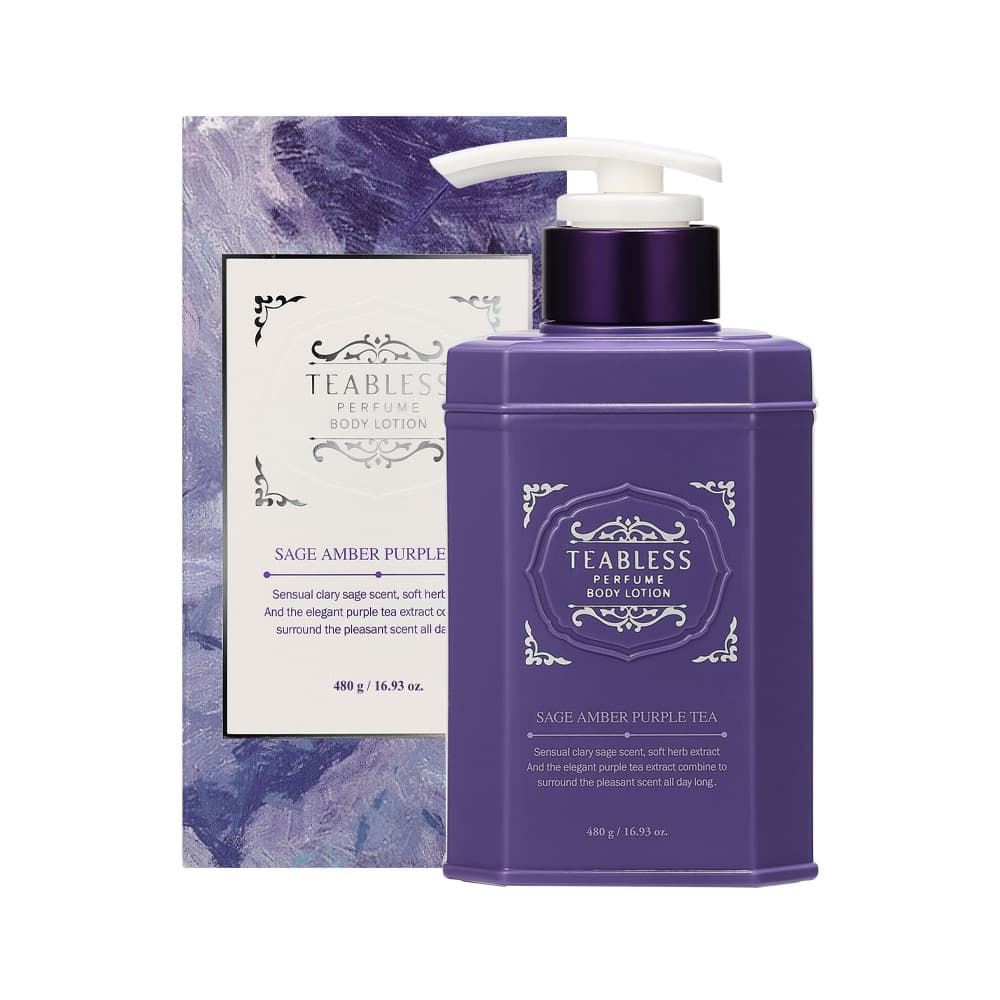 Teabless Sage Amber Purple Tea Perfume Body Lotion 480g