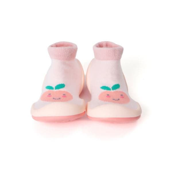 Baby socks shoes _Slipper__Cute peach