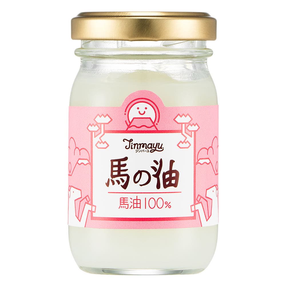 Jinmayu 100_ Horse Oil Cream _ Nourishing Cream _ Skin Soothing for Troubled _ Sensitive Skin