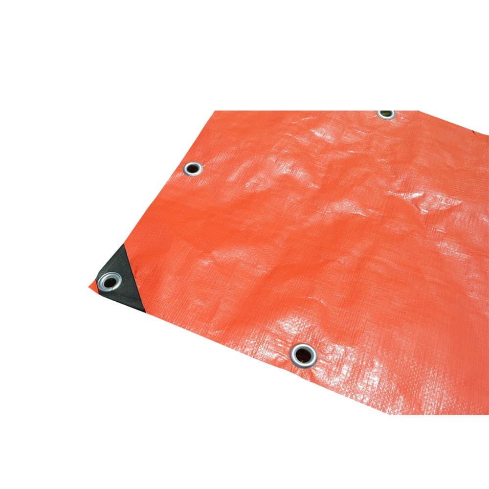 PE tarp Red 200 gsm with corner reinforcement