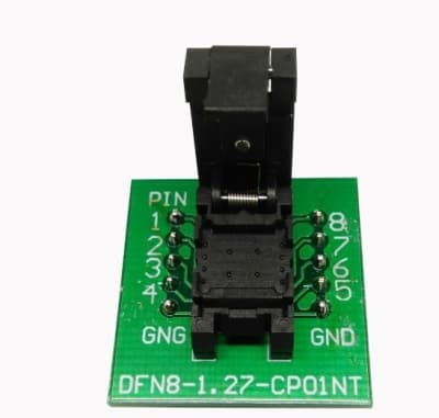 DFN8 programming adapter 6×8 1.27mm QFN8 socket adapter | tradekorea