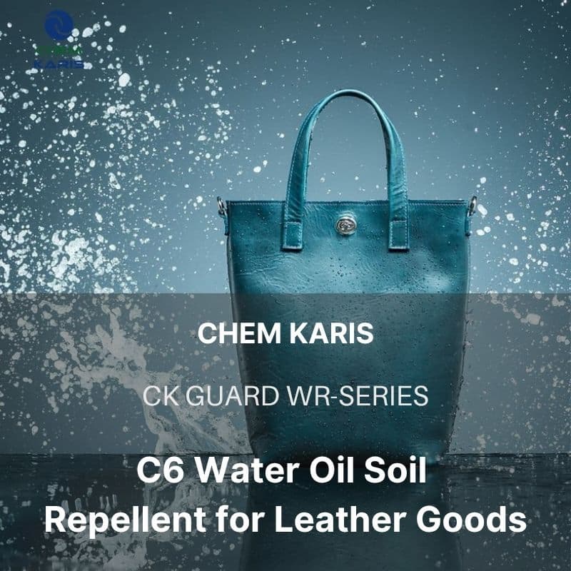 CK GUARD WR-SERIES C6 fluorocarbon water oil soil repellent for leather and synthetic leather goods - PFOA-free, PFOS-free DWR finish