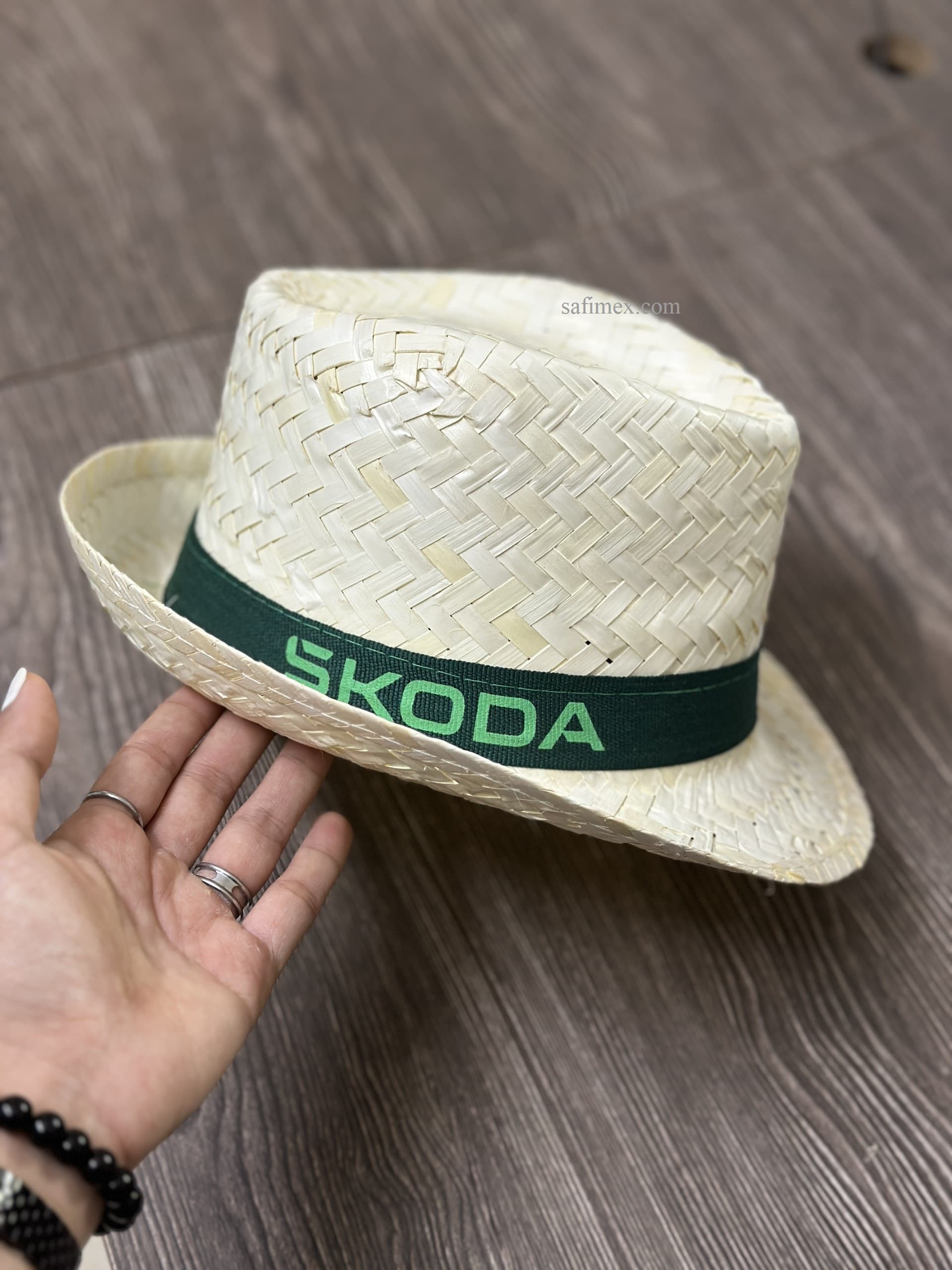 Custom logo ribbon straw hat for promotion wholesales in best price from Vietnam factory