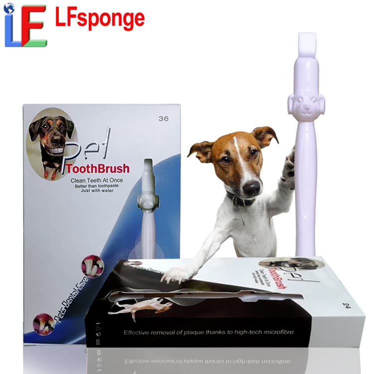 New Design pet toothbrush Hot Sale dog teeth cleaning kit