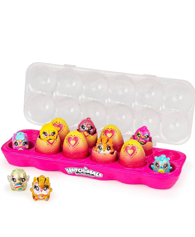 Hatchimals CollEGGtibles_ Limmy Edish Glamfetti 12_Pack Egg Carton with 12 Exclusive