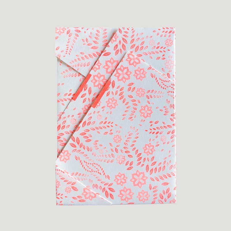 Hwajodo Orange Wrapping Paper