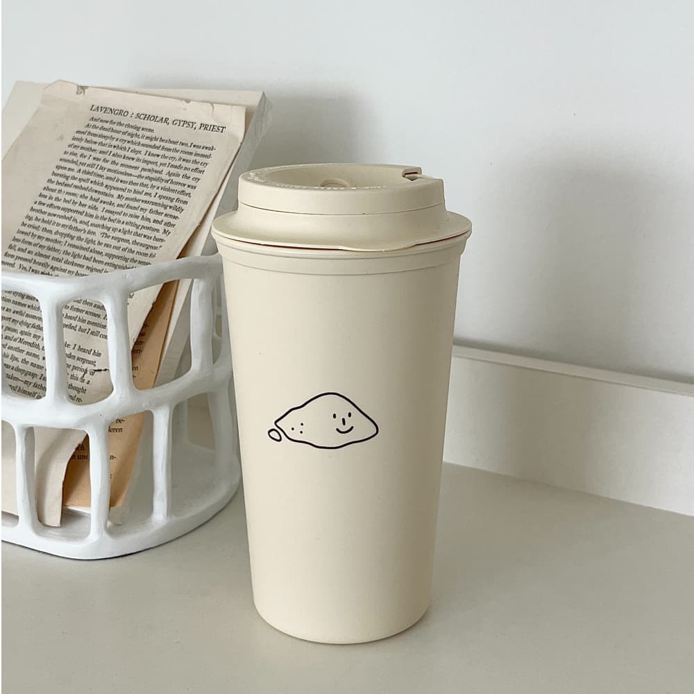 Double wall mug plastic tumbler 12oz 16oz _ custom logo printing