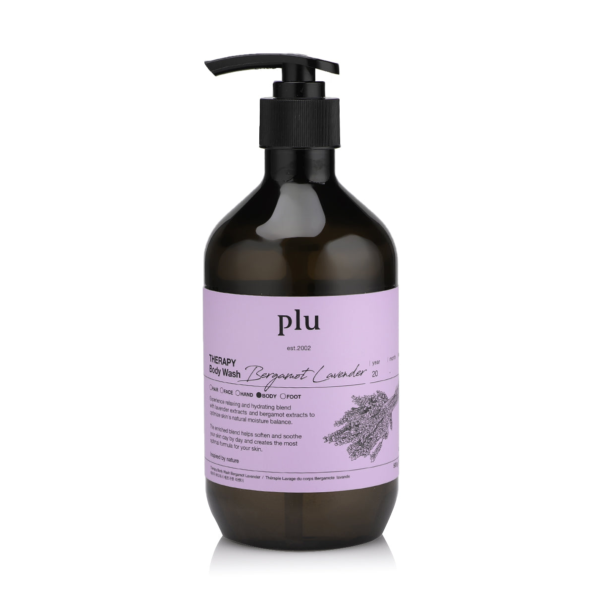 _PLU_ Therapy Body Wash Bergamot Lavender 500g