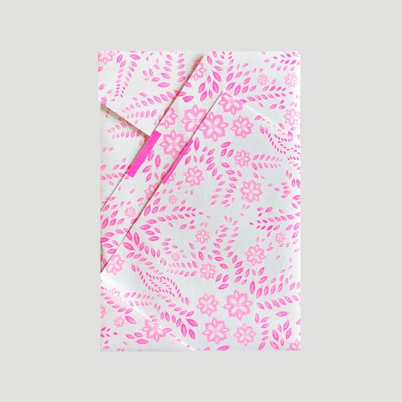 Hwajodo Orange Wrapping Paper