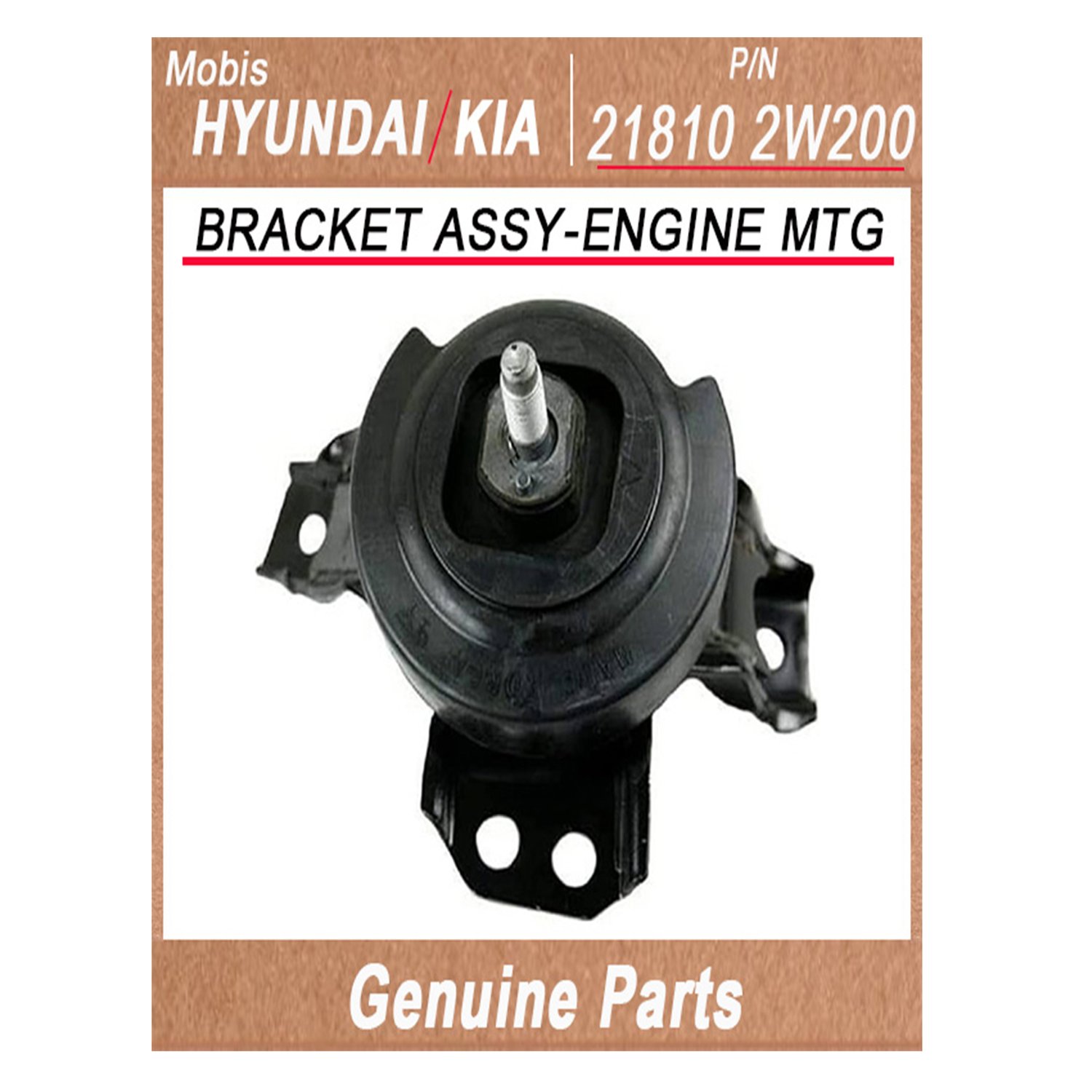218102W200 _ BRACKET ASSY_ENGINE MTG _ Genuine Korean Automotive Spare Parts _ Hyundai Kia _Mobis_