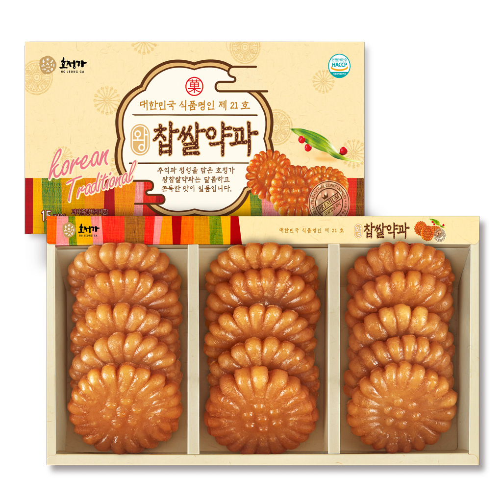 Hojeongga Yakgwa _Deep_fried Honey Cookie_ Set _810g_