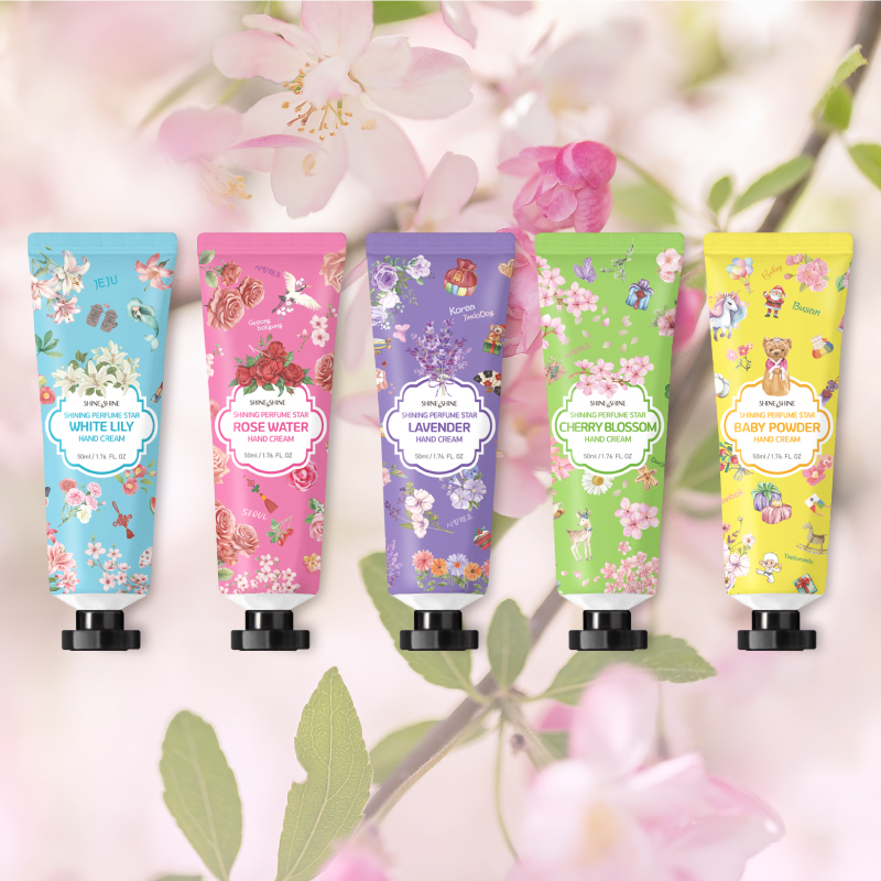 Shining Perfume Star Hand Cream _5 piece set_