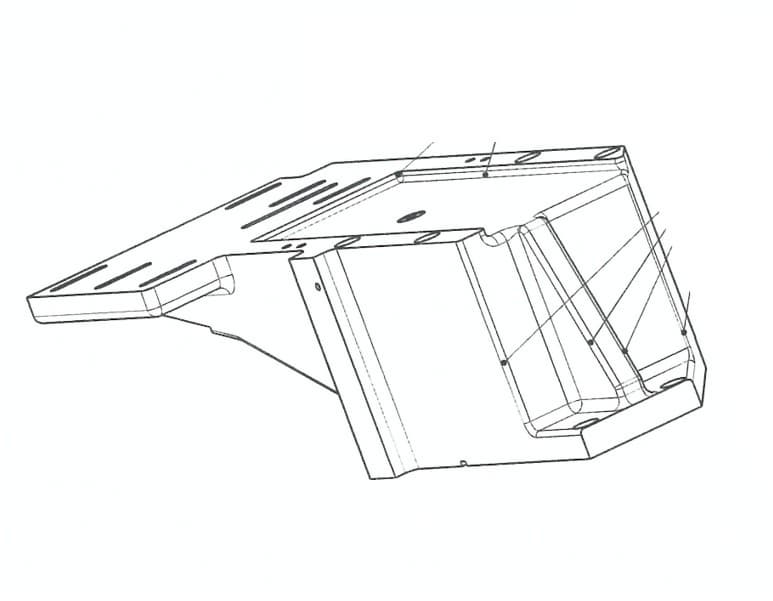 Cast Iron Industrial Base Component