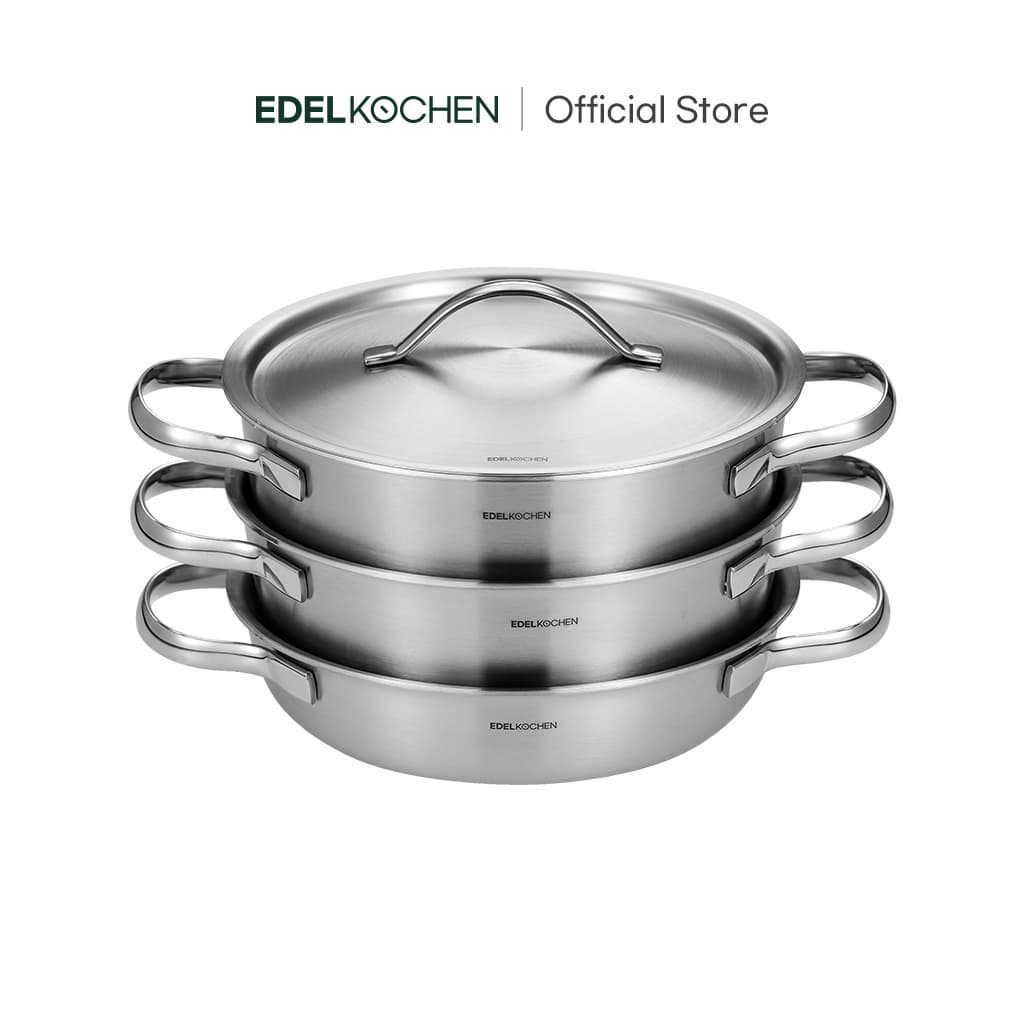 Edelkochen Premium 5PLY 316 Stainless Steel Stackable Pot Set 20cm