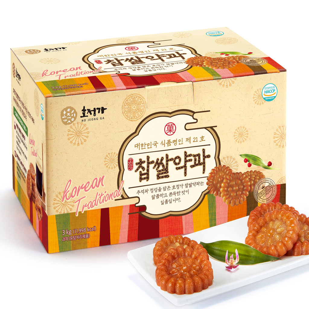 Hojeongga Yakgwa _Deep_fried Honey Cookie_ Set_3kg