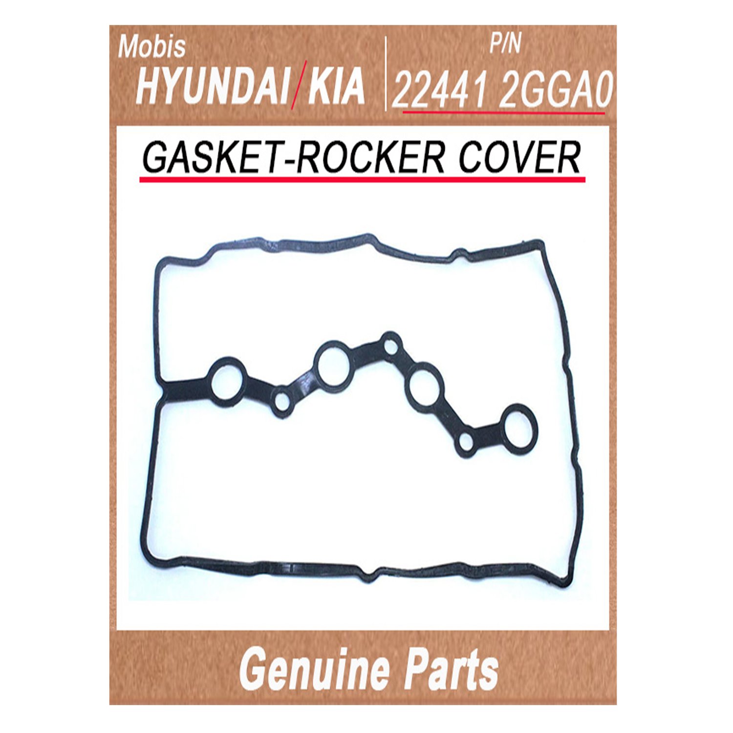 224412GGA0 _ GASKET_ROCKER COVER _ Genuine Korean Automotive Spare Parts _ Hyundai Kia _Mobis_