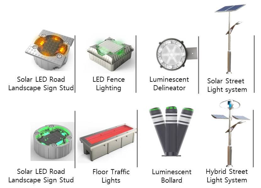 Solar LED Road Safety products