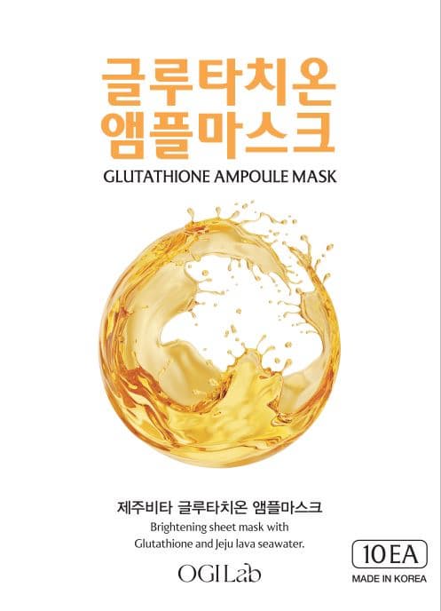 OGILAB Jeju Vita  Glutathione Ampoule Mask