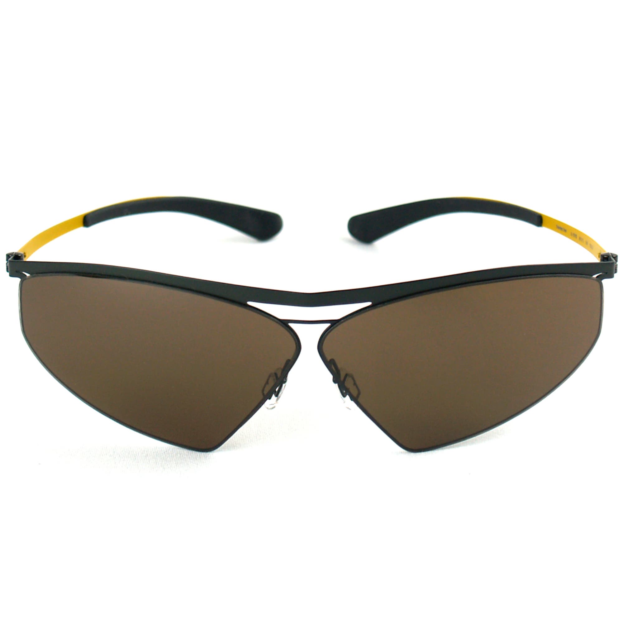 Brown MatrixII Aviator Thin Stainless Steel  Frame Sunglasse