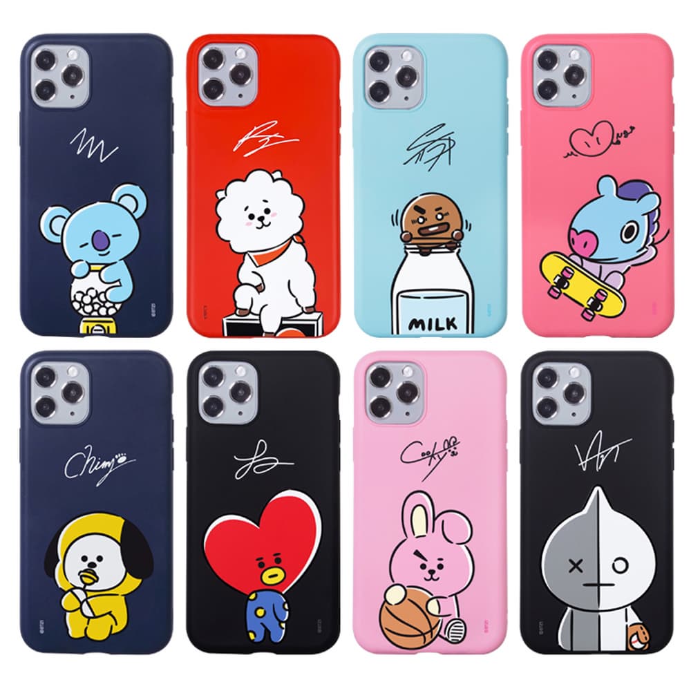 BT21 Official Hang Out Cutie Color Soft Phone Case
