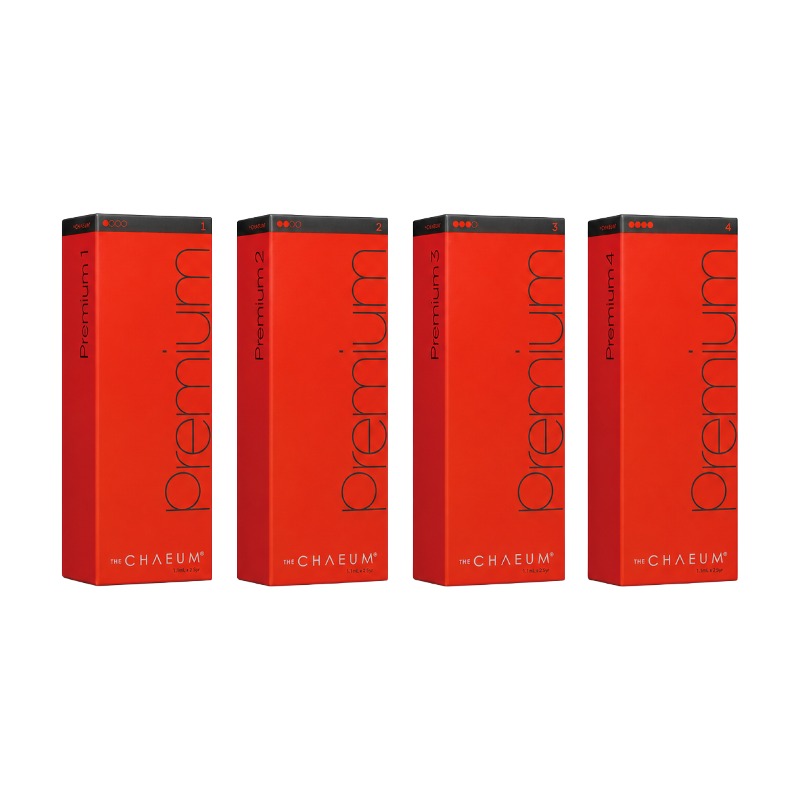 The CHAEUM Premium HA Dermal Filler 1_2_3_4 Cross_Linked Hyaluronic Acid Korea