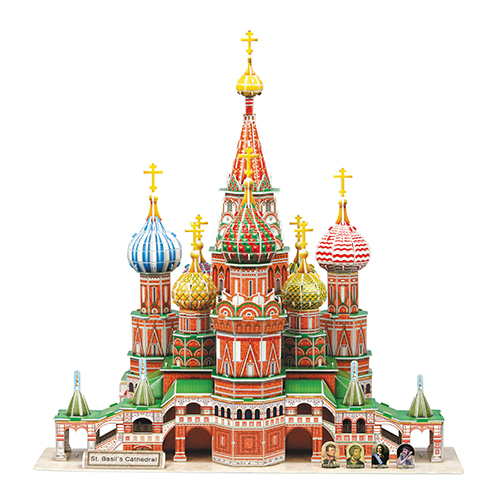 3D Puzzle Educational DIY Gift Toy St_ Basil_s Cathedral