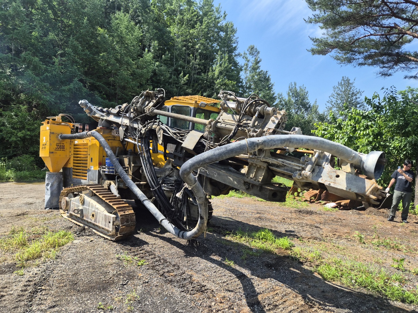 USED CRAWLER DRILLING 2011 JUNJIN JD800