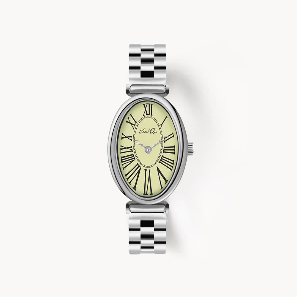 Dome_Silver_Sage Metal Watch