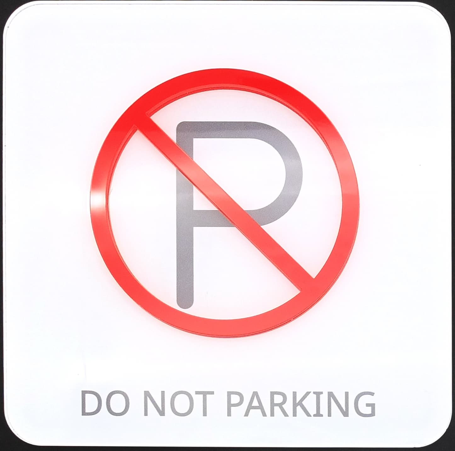 Do not parking sign board
