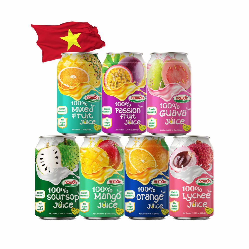 100 fruit juice 330ML Can