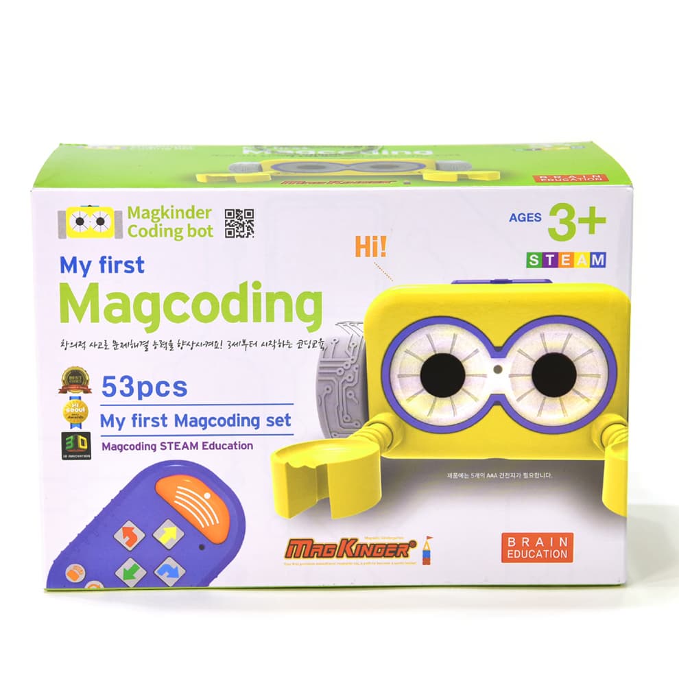 Magkinder Smart Magcoding Set  _  Magcoding STEAM set 53pcs
