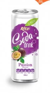 330ml Soda Drink Passion Flavour