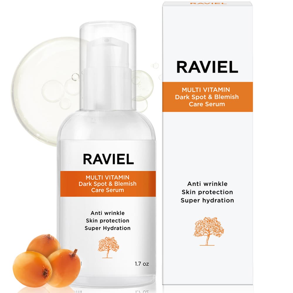 RAVIEL Multi Vitamin Dark Spot _ Blemish Care Face Serum 50ml_ Dark Spot Corrector_  Snail Secretion ANTI AGING ANTIWRINKLES