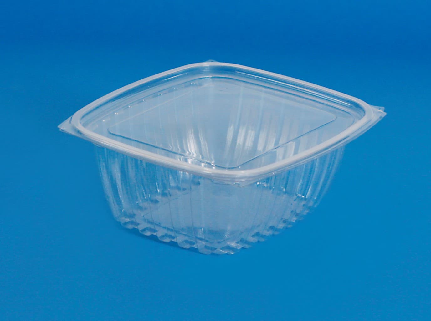 32oz Recycled Clear PET Plastic Square Deli Container