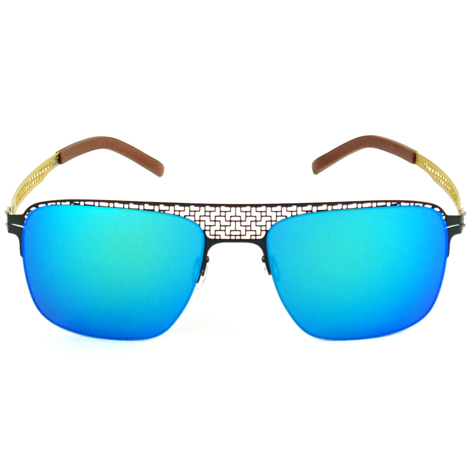 FigureII  Squared Design Thin Stainless Steel   Sunglasses