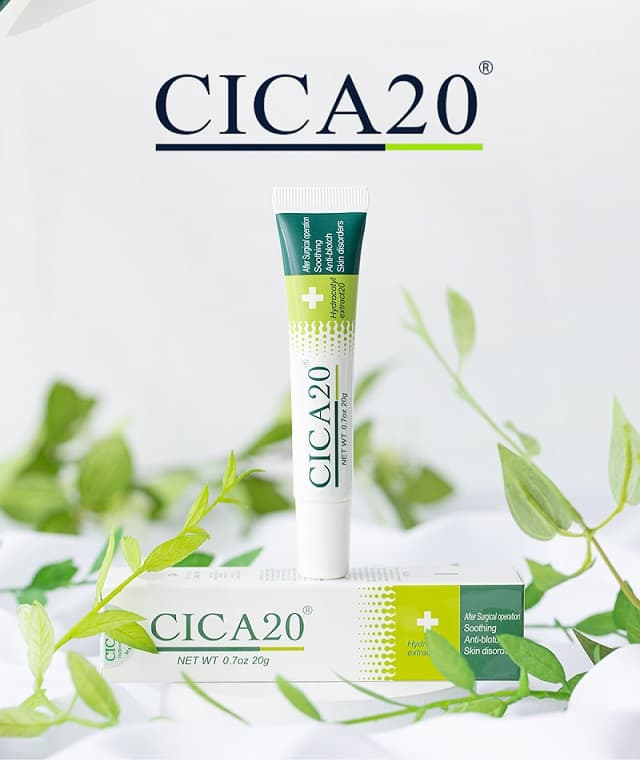 CICA20 Premium Scar Removal Gel_ Stretch Mark Remover_Made in France_ Skin Renewal Gel for acne