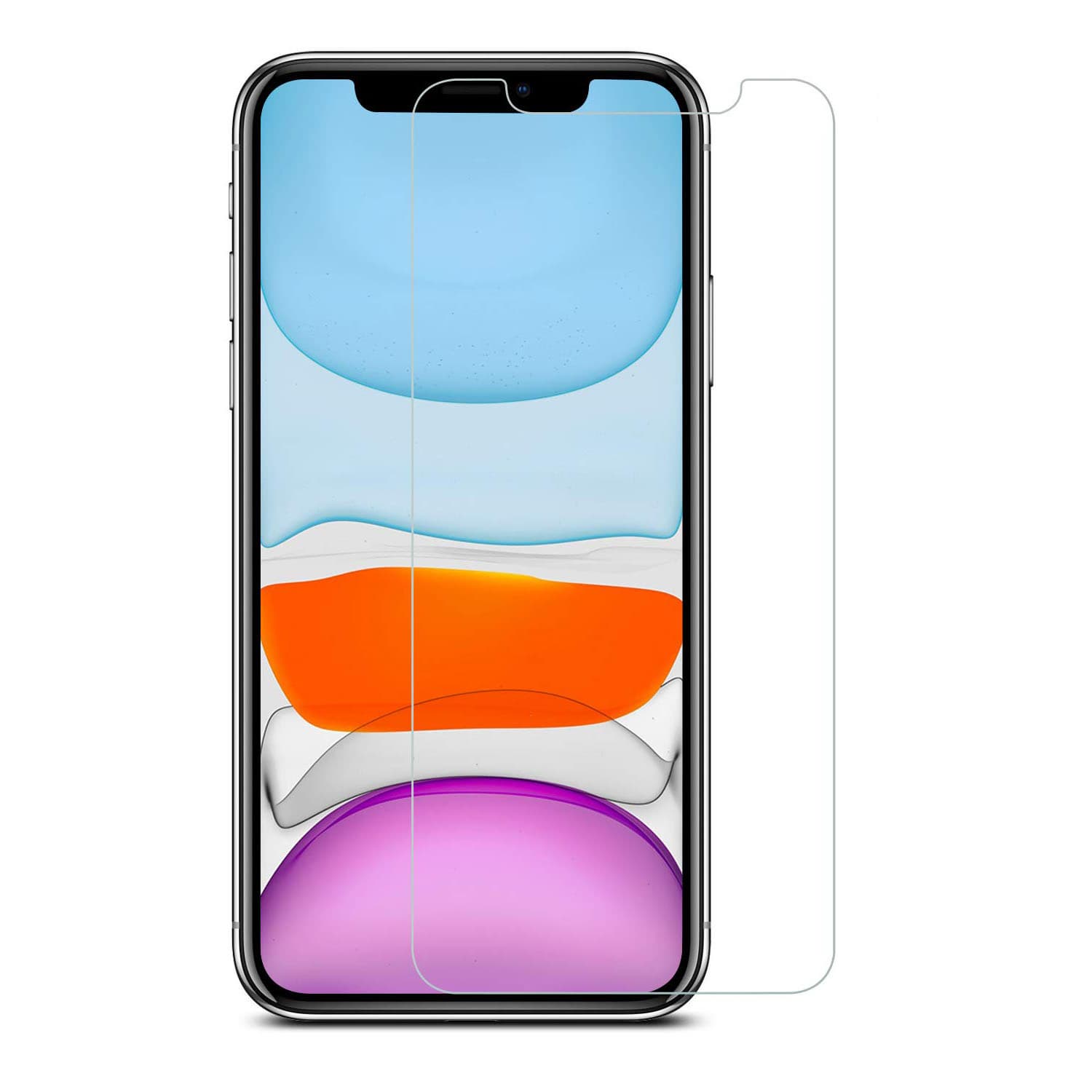 2_5D High clear tempered glass screen protector for iPhone11
