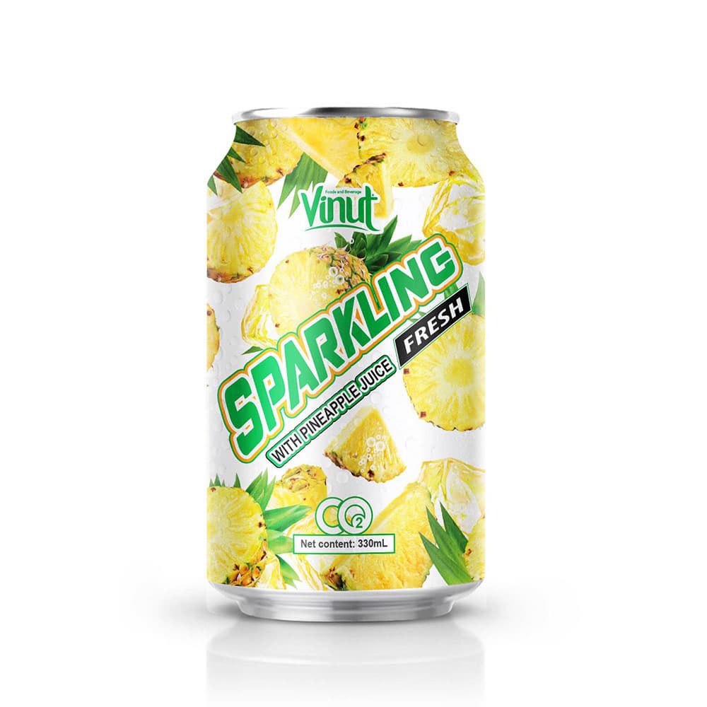 330ml VINUT Canned Pineapple Juice Sparkling water